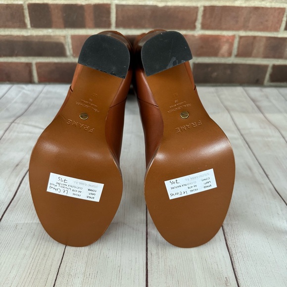 Frame Le Citrus Leather Color Block High Heel Boots EU 37 US 7 M MSRP $795 - Picture 8 of 14